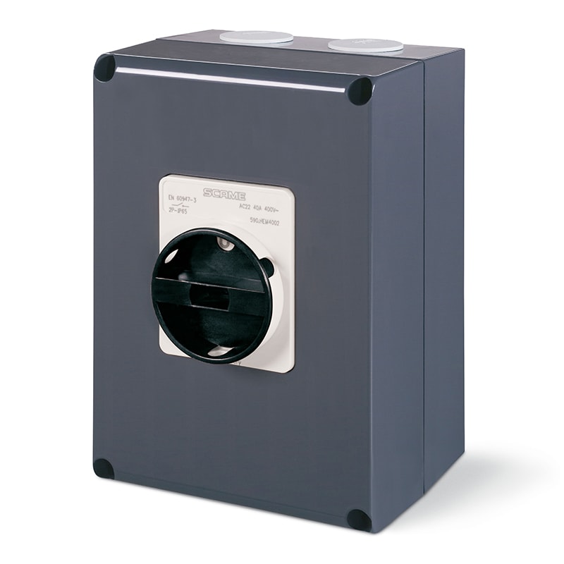 SCAME PARRE SPA - SCA590.HGE2002.WSN INT. DI MANOVRA/SEZ. 20A 1P+SN IP66