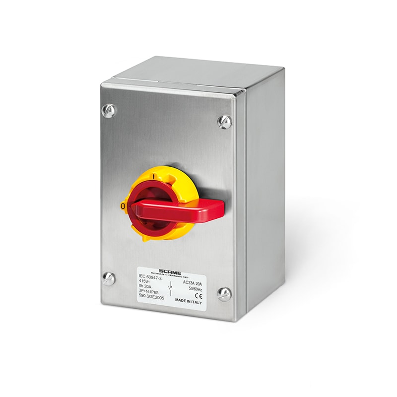 SCAME PARRE SPA - SCA590.SEM2002.SN INT. DI MANOVRA/SEZ. 20A 1P+SN IP65