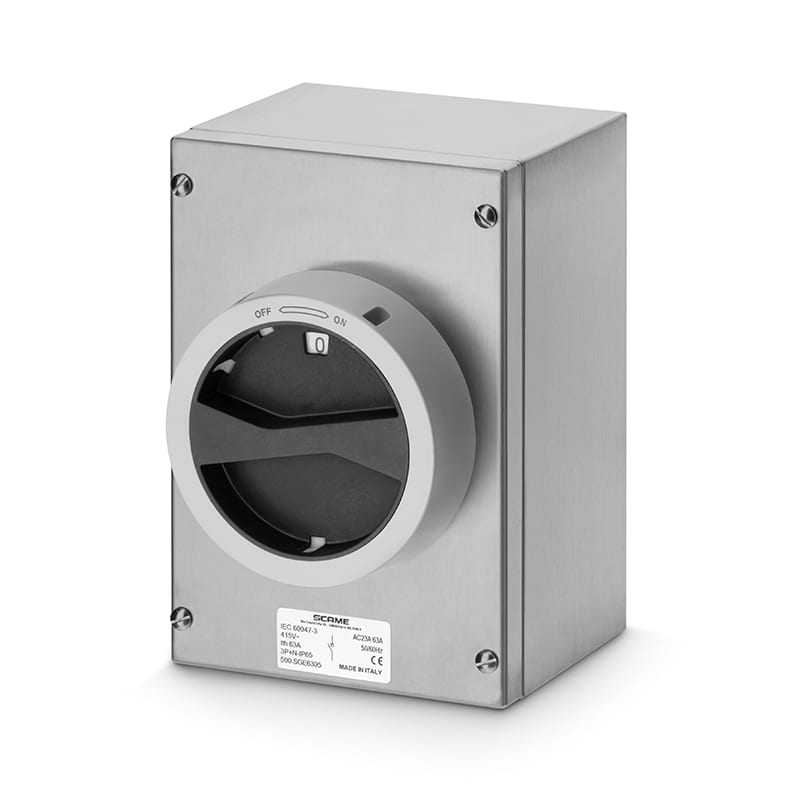 SCAME PARRE SPA - SCA590.SGE8005.SN INT. DI MANOVRA/SEZ. 80A 3P+SN IP65