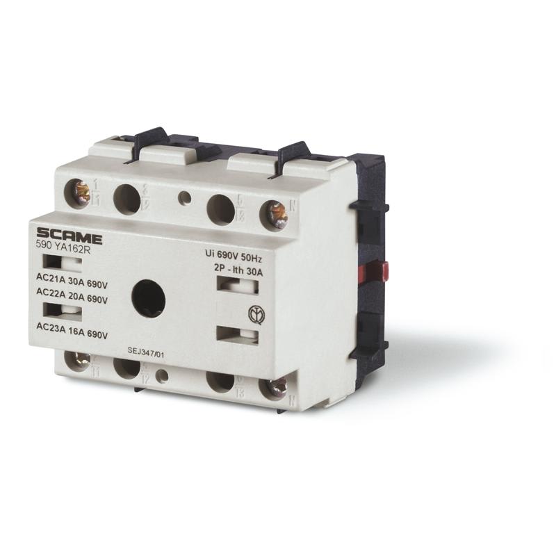 SCAME PARRE SPA - SCA590.YA164R FRUTTO INTERRUTTORE 16A 4P RETROQ. (SX)