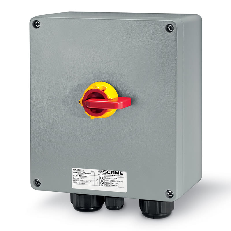 SCAME PARRE SPA - SCA591.AEM2504 DISP. COM. EMERGENZA EX GD 3/4P 25A AL