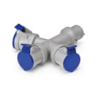 SCAME PARRE SPA - SCA600.3005-062 ADATTATORE 3X2P+T 220V 16A IP44