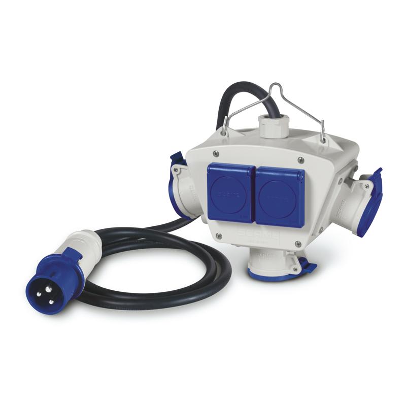 SCAME PARRE SPA - SCA602.5005-359 ADATTATORE 5 PRESE C/CAVO IP44