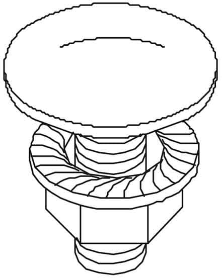 OBO BETTERMANN - OBO6406181 FRSB 6X20 G BULLONE CON TESTA TONDA
