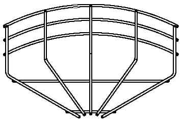 OBO BETTERMANN - OBO6002374 GRB 90 120 G CURVA 90? PASSERELLA GRIGLI