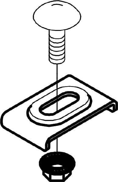 OBO BETTERMANN - OBO6017037 GKT 38 G CLIP FISSAGGIO PASS. GRIGLIATA