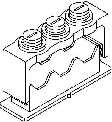 OBO BETTERMANN - OBO2109018 3040 3 MORSETTO ISO CLIP