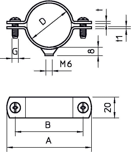 OBO BETTERMANN - OBO1385127 2900WM6 54 FT COLLARE DISTANZIATORE
