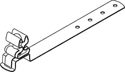 OBO BETTERMANN - OBO5215595 157 F-VA 410 SUPPORTO CONDUTTORE TETTO