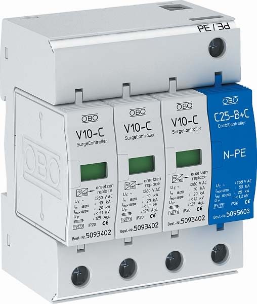 OBO BETTERMANN - OBO5094920 V10 SPD T2+3 3+1 280V 10 KA