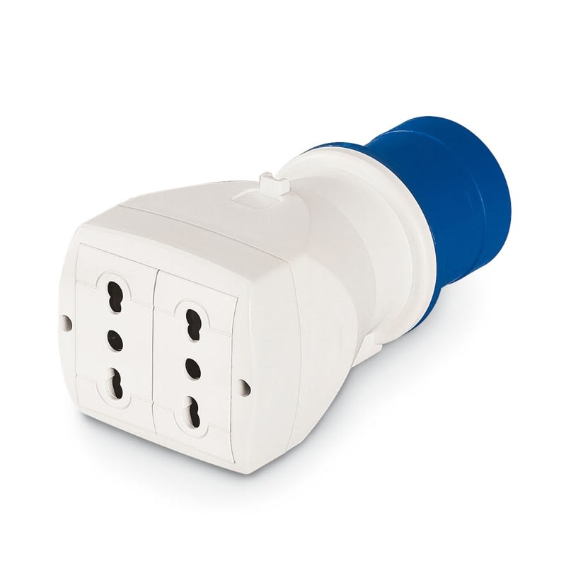 SCAME PARRE SPA - SCA610.370 ADATT.IEC309-DOMESTICO ITALIANA BIVAL.