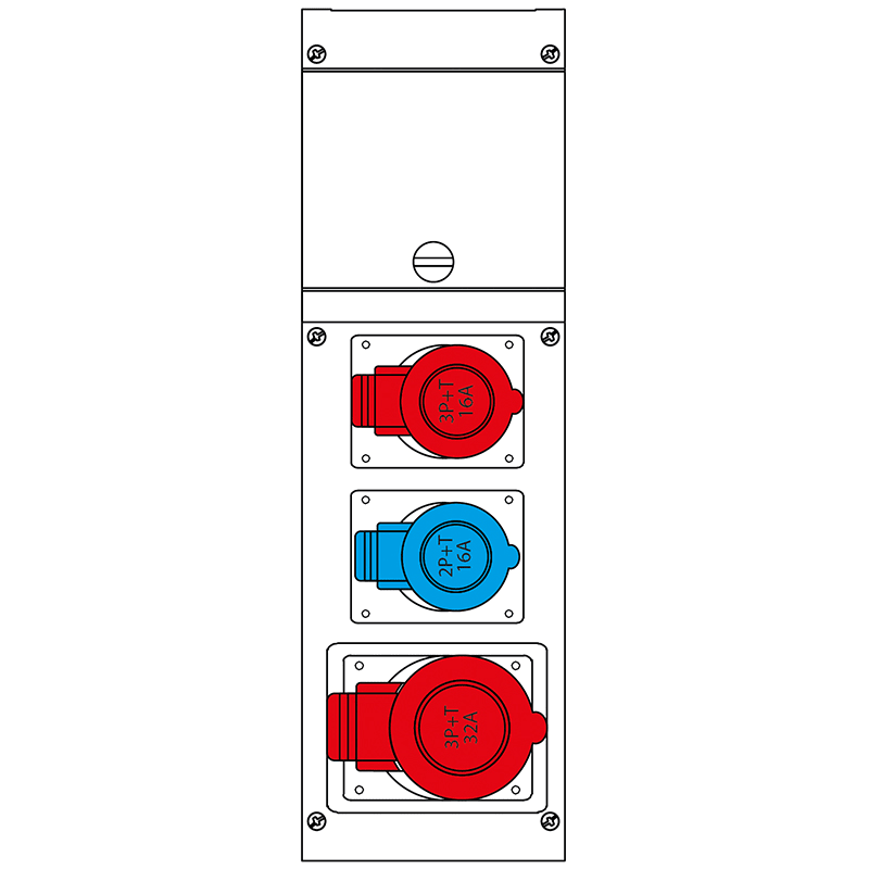 SCAME PARRE SPA - SCA630.3000-324 QUADRO DISTR. PORTATILE BLOCK3