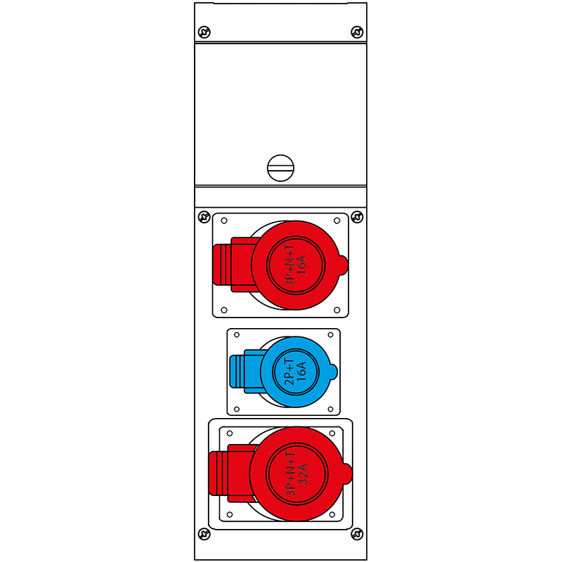 SCAME PARRE SPA - SCA630.3000-325 QUADRO DISTR. PORTATILE BLOCK3