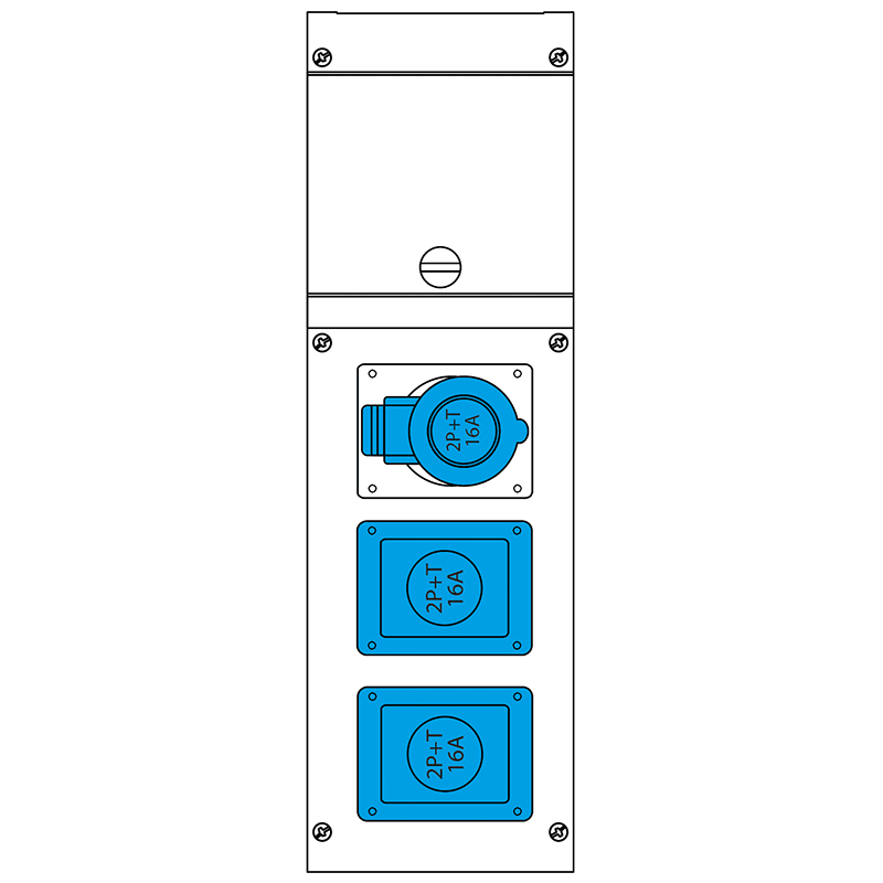 SCAME PARRE SPA - SCA630.3006-362 QUADRO DISTR. PORTATILE BLOCK3