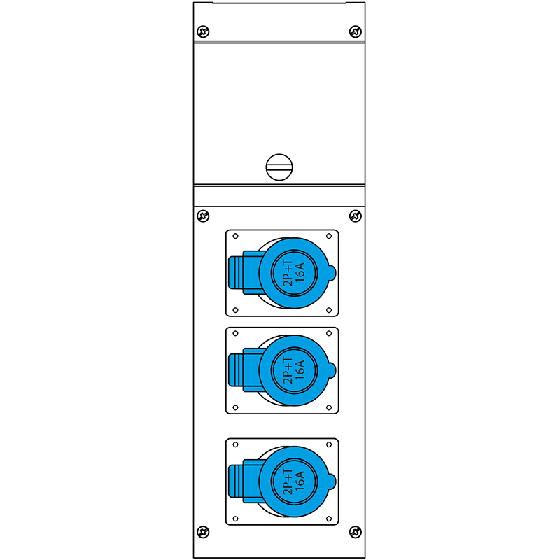 SCAME PARRE SPA - SCA630.3006-373 QUADRO DISTR. PORTATILE BLOCK3