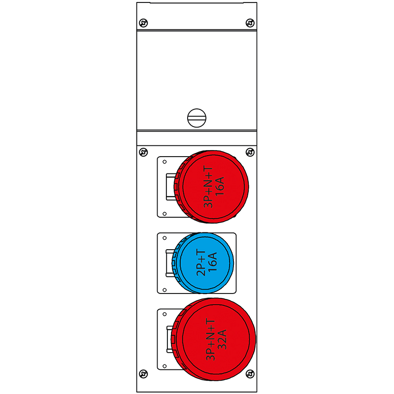 SCAME PARRE SPA - SCA630.3506-325 QUADRO DISTR. PORTATILE BLOCK3