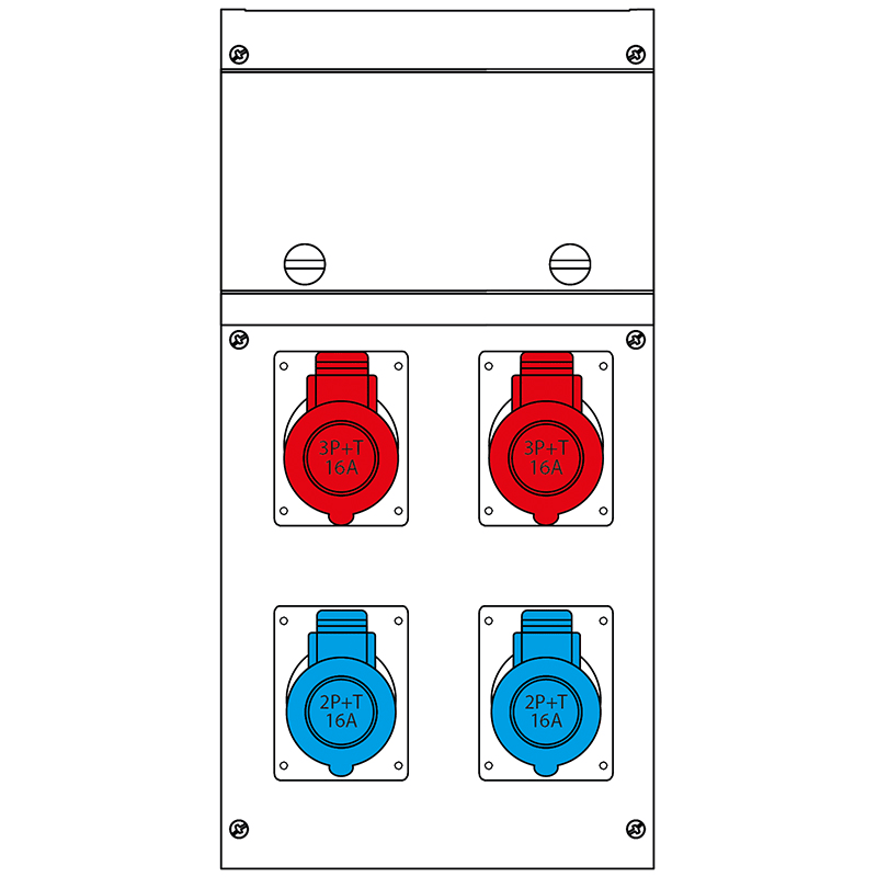 SCAME PARRE SPA - SCA630.4006-363 QUADRO DISTR. PORTATILE BLOCK4