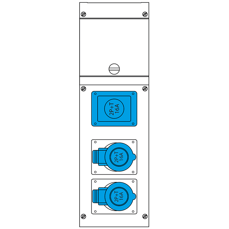 SCAME PARRE SPA - SCA632.3000-056 QUADRO DISTR. DA PARETE BLOCK3
