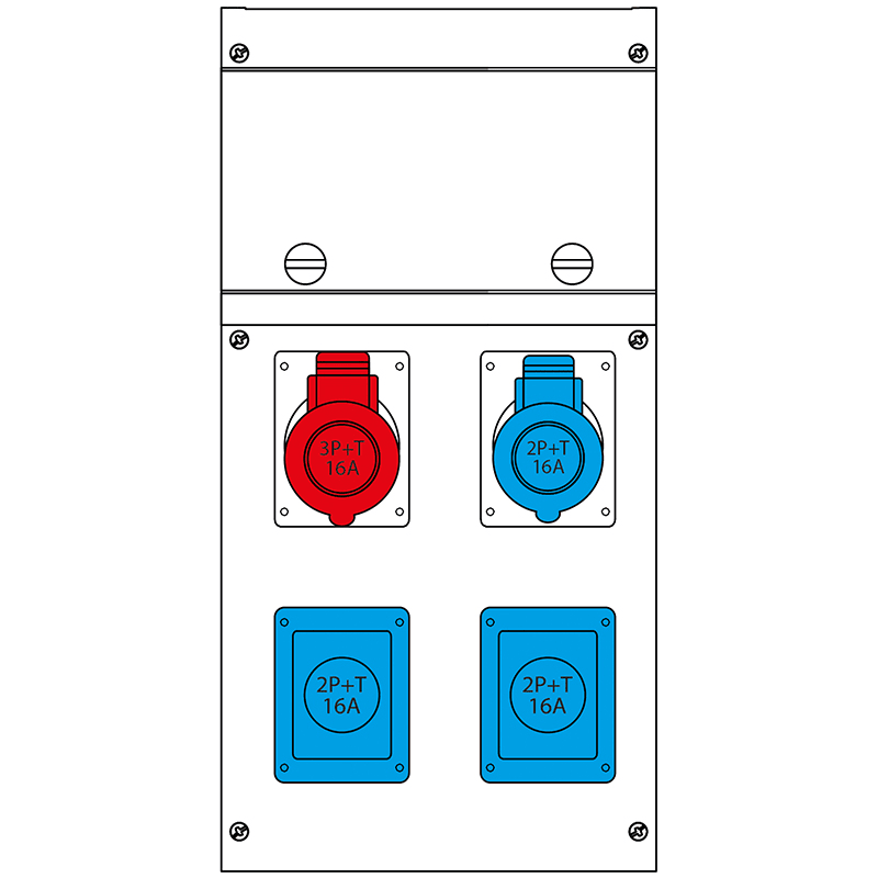 SCAME PARRE SPA - SCA632.4006-001 QUADRO DISTR. DA PARETE BLOCK4