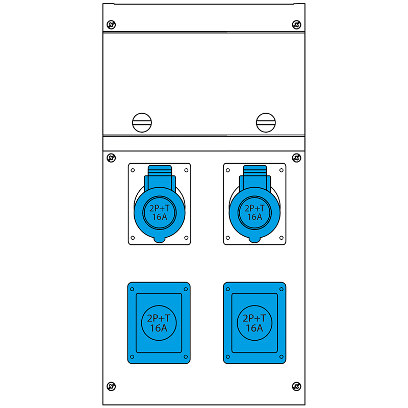 SCAME PARRE SPA - SCA632.4005-002 QUADRO DISTR. DA PARETE BLOCK4
