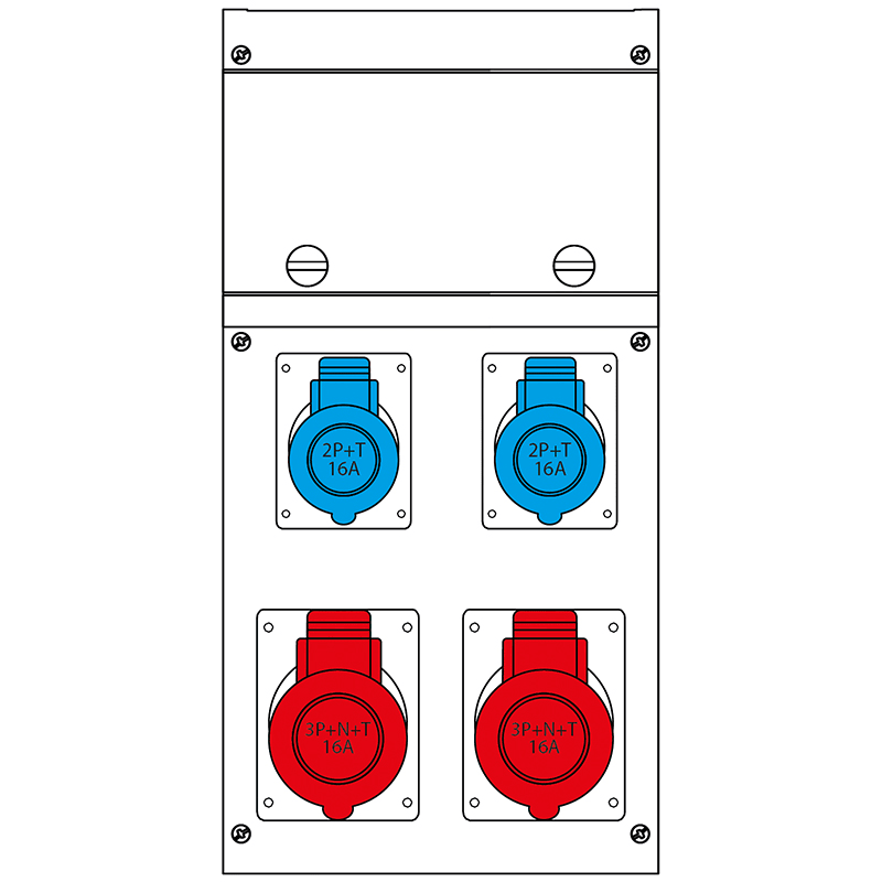 SCAME PARRE SPA - SCA630.4000-006 QUADRO DISTR. PORTATILE BLOCK4