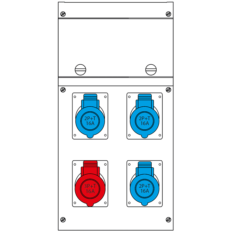 SCAME PARRE SPA - SCA630.4500-008 QUADRO DISTR. PORTATILE BLOCK4