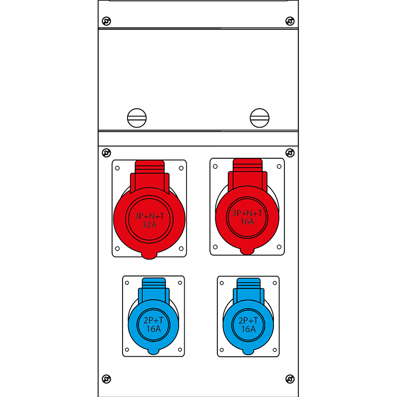 SCAME PARRE SPA - SCA630.4006-328 QUADRO DISTR. PORTATILE BLOCK4