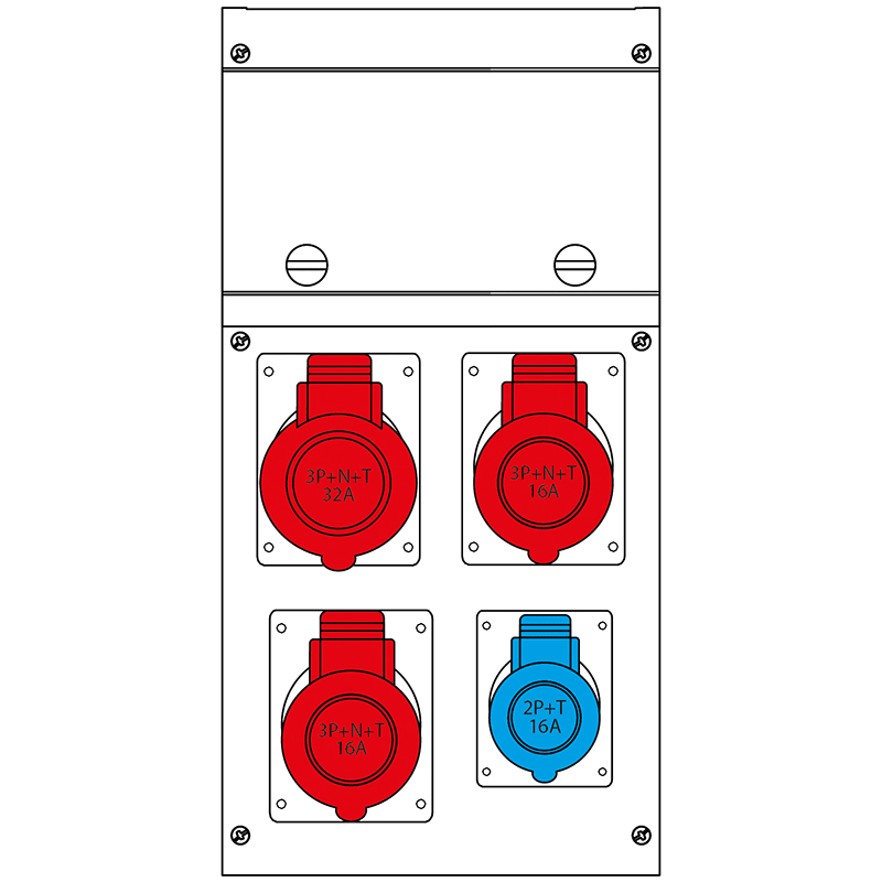 SCAME PARRE SPA - SCA630.4006-329 QUADRO DISTR. PORTATILE BLOCK4