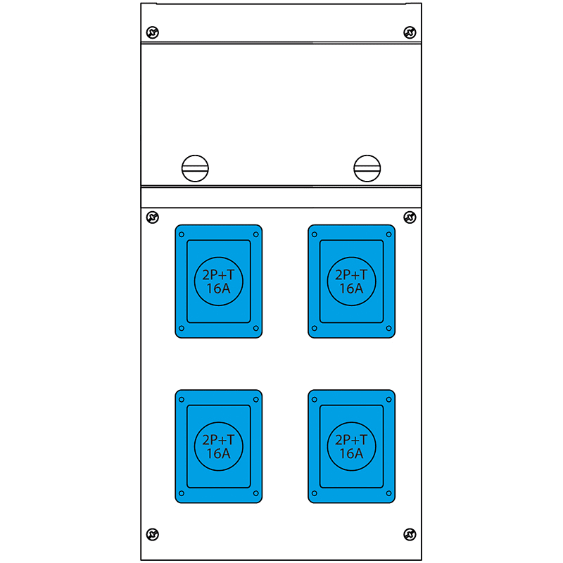 SCAME PARRE SPA - SCA632.4000-393 QUADRO DISTR. DA PARETE BLOCK4