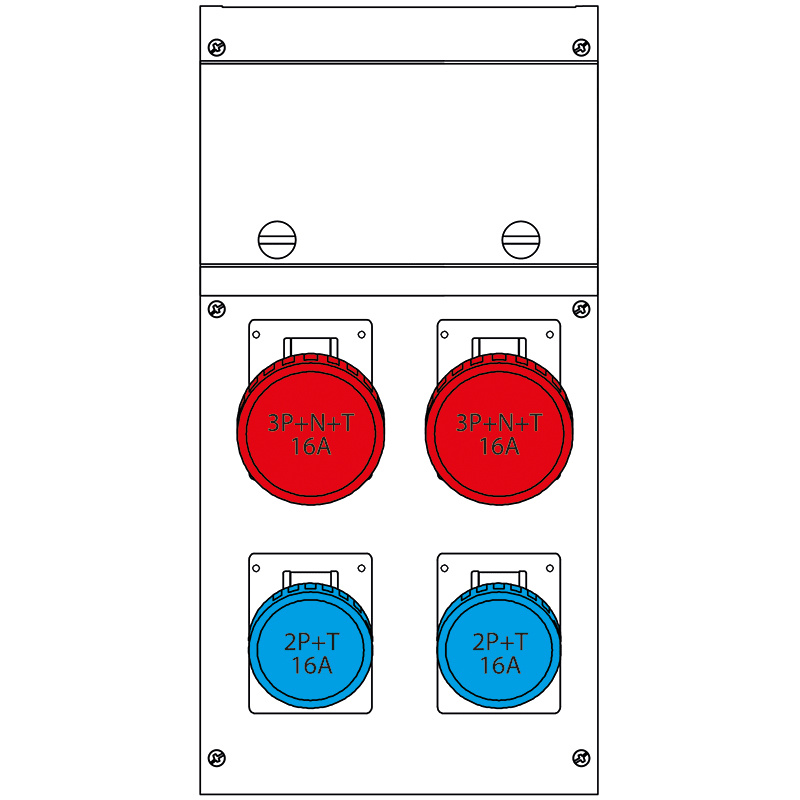 SCAME PARRE SPA - SCA632.4506-006 QUADRO DISTR. DA PARETE BLOCK4