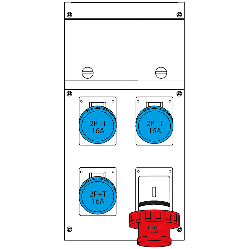 SCAME PARRE SPA - SCA632.4500-1458 QUADRO DI DISTRIBUZIONE