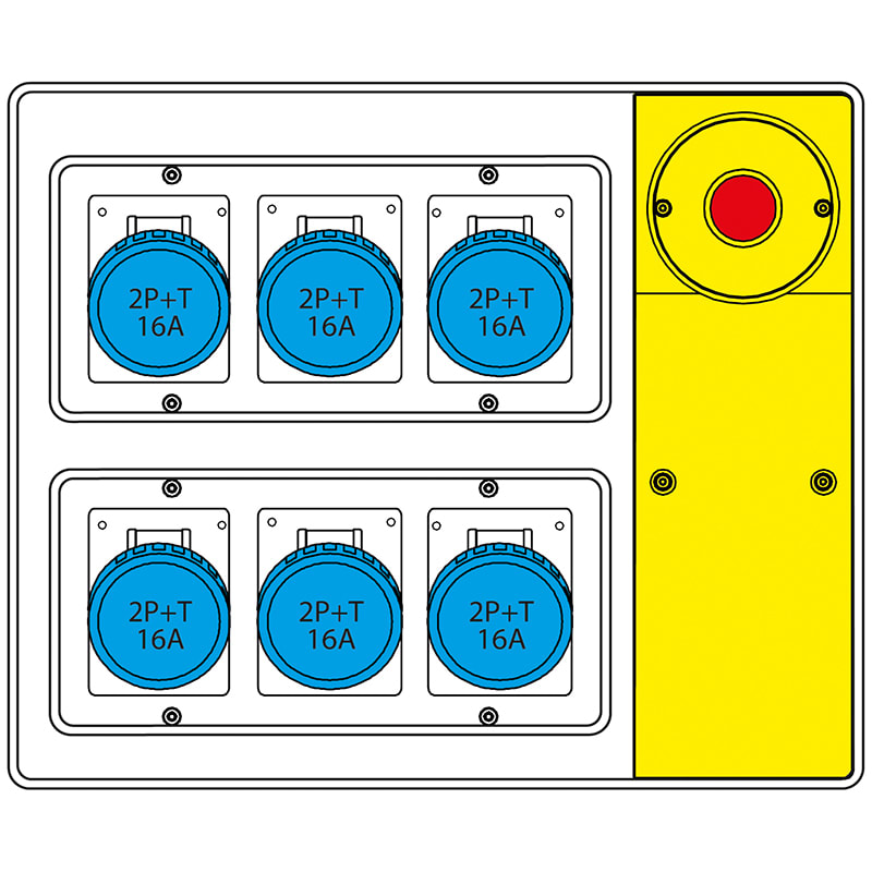 SCAME PARRE SPA - SCA656.7826-636 QUADRO DI DISTRIBUZIONE ASC