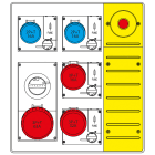 SCAME PARRE SPA - SCA657.5935-038 QUADRO DI DISTRIBUZIONE ASC