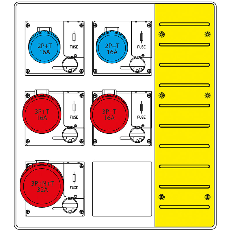 SCAME PARRE SPA - SCA657.6135-087 QUADRO DI DISTRIBUZIONE ASC