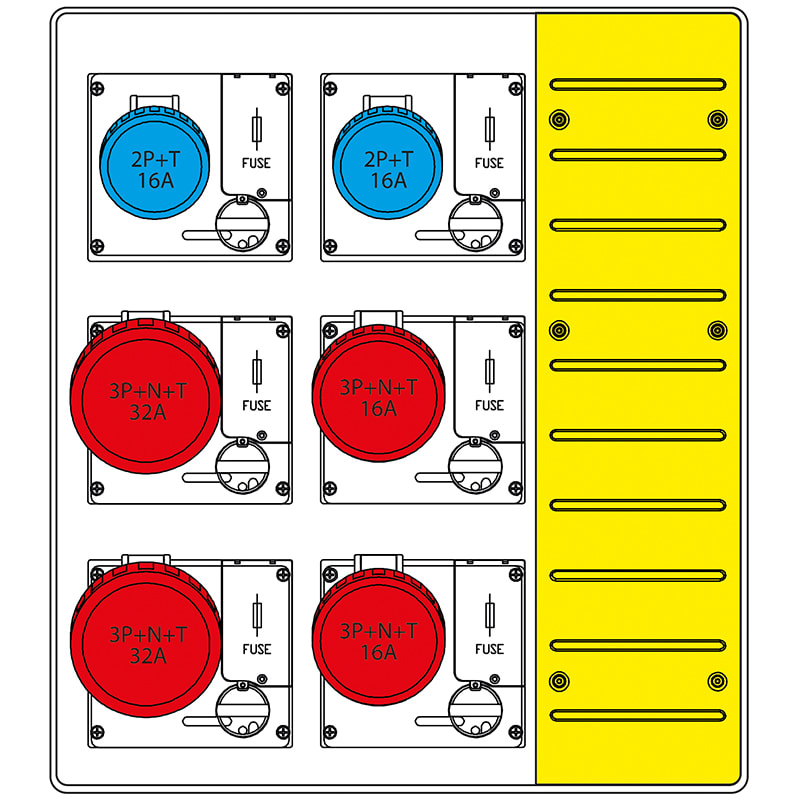SCAME PARRE SPA - SCA657.6136-027 QUADRO DI DISTRIBUZIONE ASC