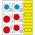 SCAME PARRE SPA - SCA657.6136-042 QUADRO DI DISTRIBUZIONE ASC