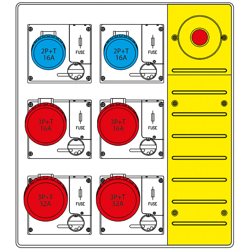 SCAME PARRE SPA - SCA657.6936-026 QUADRO DI DISTRIBUZIONE ASC