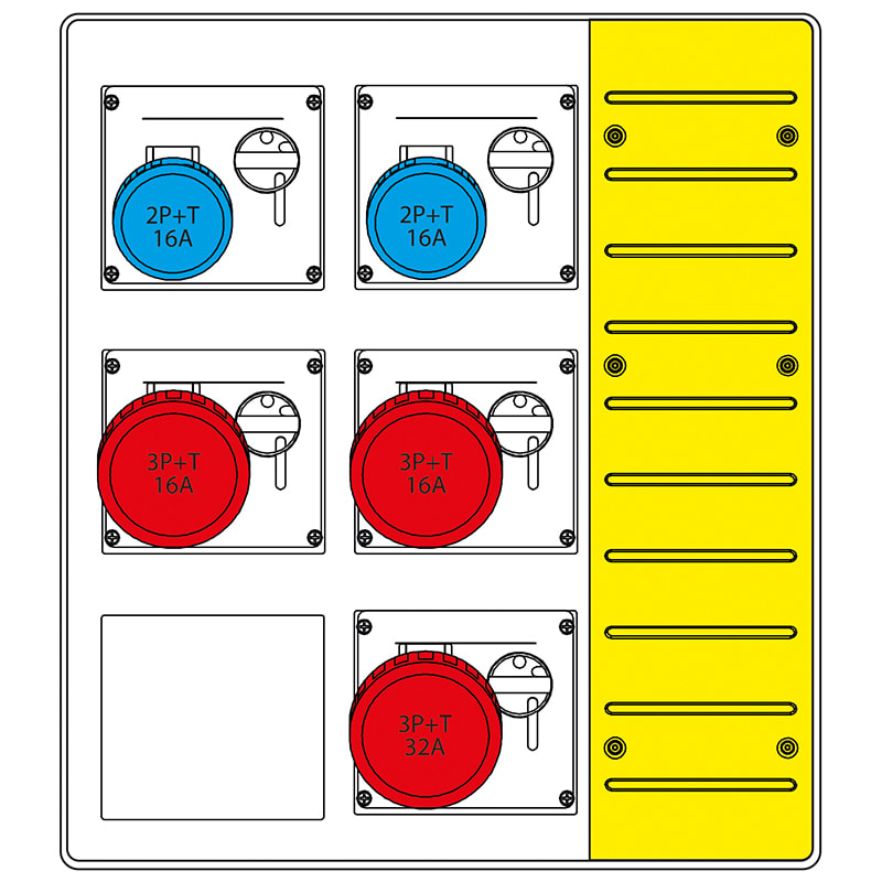 SCAME PARRE SPA - SCA657.8035-012 QUADRO DI DISTRIBUZIONE ASC