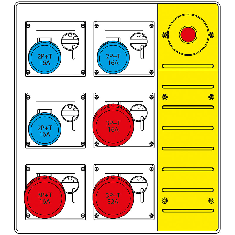 SCAME PARRE SPA - SCA657.8836-022 QUADRO DI DISTRIBUZIONE ASC