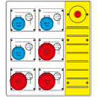 SCAME PARRE SPA - SCA657.8936-022 QUADRO DI DISTRIBUZIONE ASC