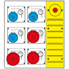 SCAME PARRE SPA - SCA657.8836-069 QUADRO DI DISTRIBUZIONE ASC