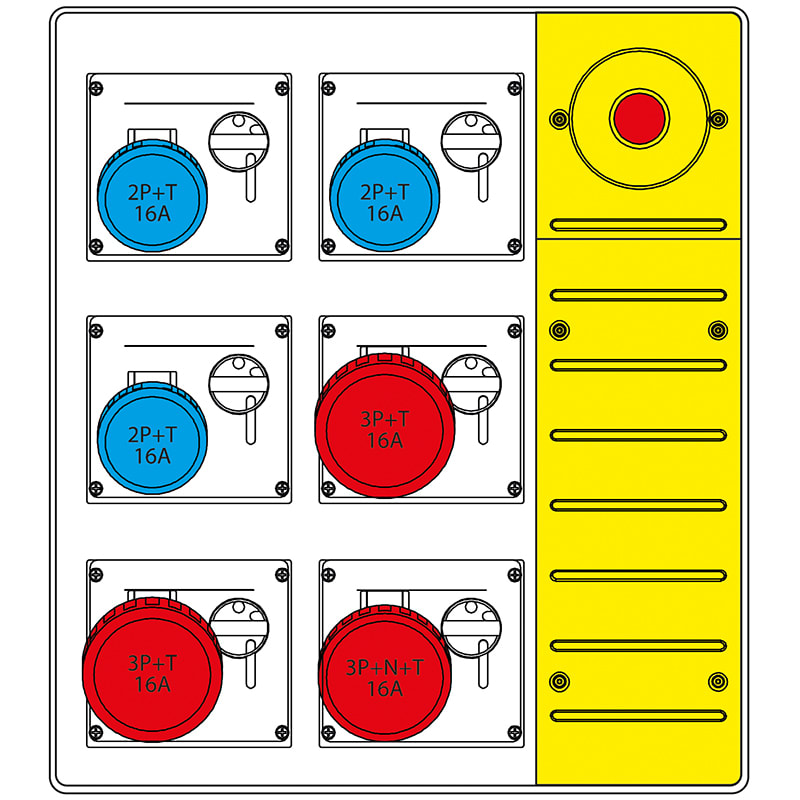 SCAME PARRE SPA - SCA657.8936-124 QUADRO DI DISTRIBUZIONE ASC