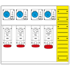 SCAME PARRE SPA - SCA658.6058-140 MBOX5 CON MORSETTIERA PRESE C/FUSIBILI