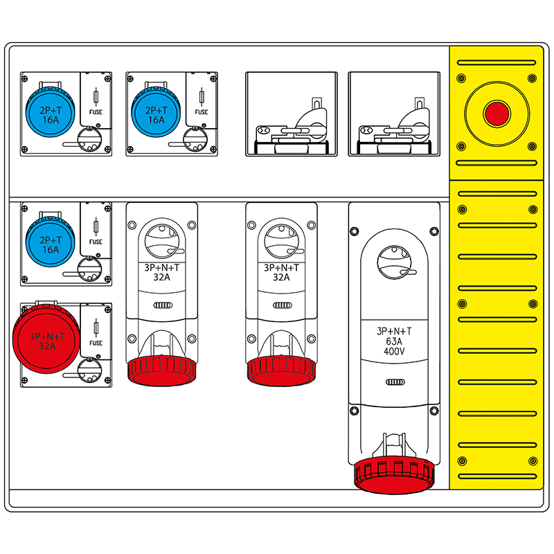 SCAME PARRE SPA - SCA658.6959-1096 QUADRO DI DISTRIBUZIONE ASC