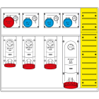 SCAME PARRE SPA - SCA658.8158-088 QUADRO DI DISTRIBUZIONE ASC