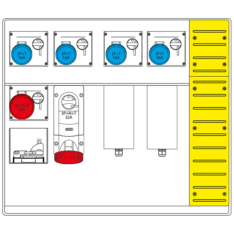 SCAME PARRE SPA - SCA658.8059-1061 QUADRO DI DISTRIBUZIONE ASC