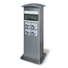 SCAME PARRE SPA - SCA659.DB5141-02 COLON.INOX KIOSK DOMINO 4BLU OPTIMA