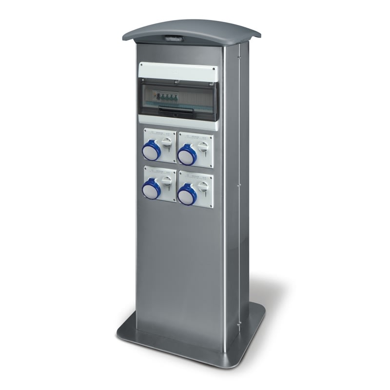 SCAME PARRE SPA - SCA659.DB5141-02 COLON.INOX KIOSK DOMINO 4BLU OPTIMA