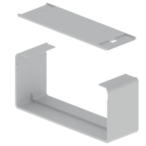 UNEX APARELLAJE ELEC - UNY66164 66 COPRI-GIUNZIONI GRIGIO 60X150 U23X