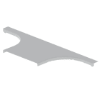 UNEX APARELLAJE ELEC - UNY66329 66 COPERCHIO DERIVAZIONE T GRIGIO 300 U2